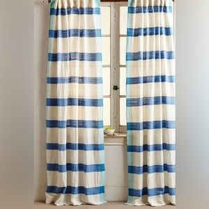 Anthropologie Sanaga Stripe Curtain 84 x 50” NWT Retail $108